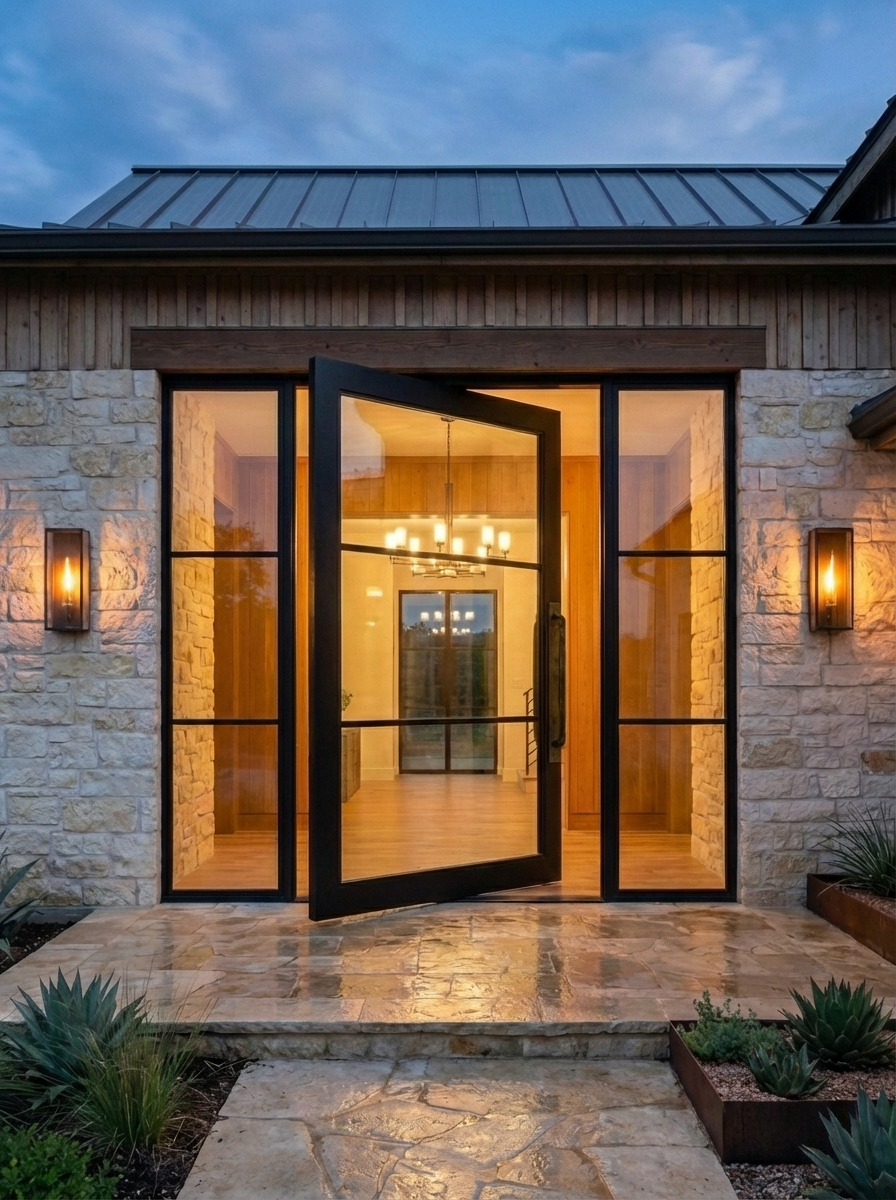 Glass Pivot Door